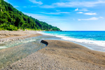 Barahona Province: Playa San Rafael River Mouth