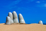 Uruguay: Famous Hand Sculpture