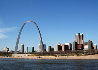 Missouri: St. Louis Arch and City Skyline