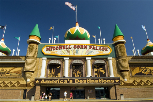 Mitchell Corn Palace in Mitchel, South Dakotak